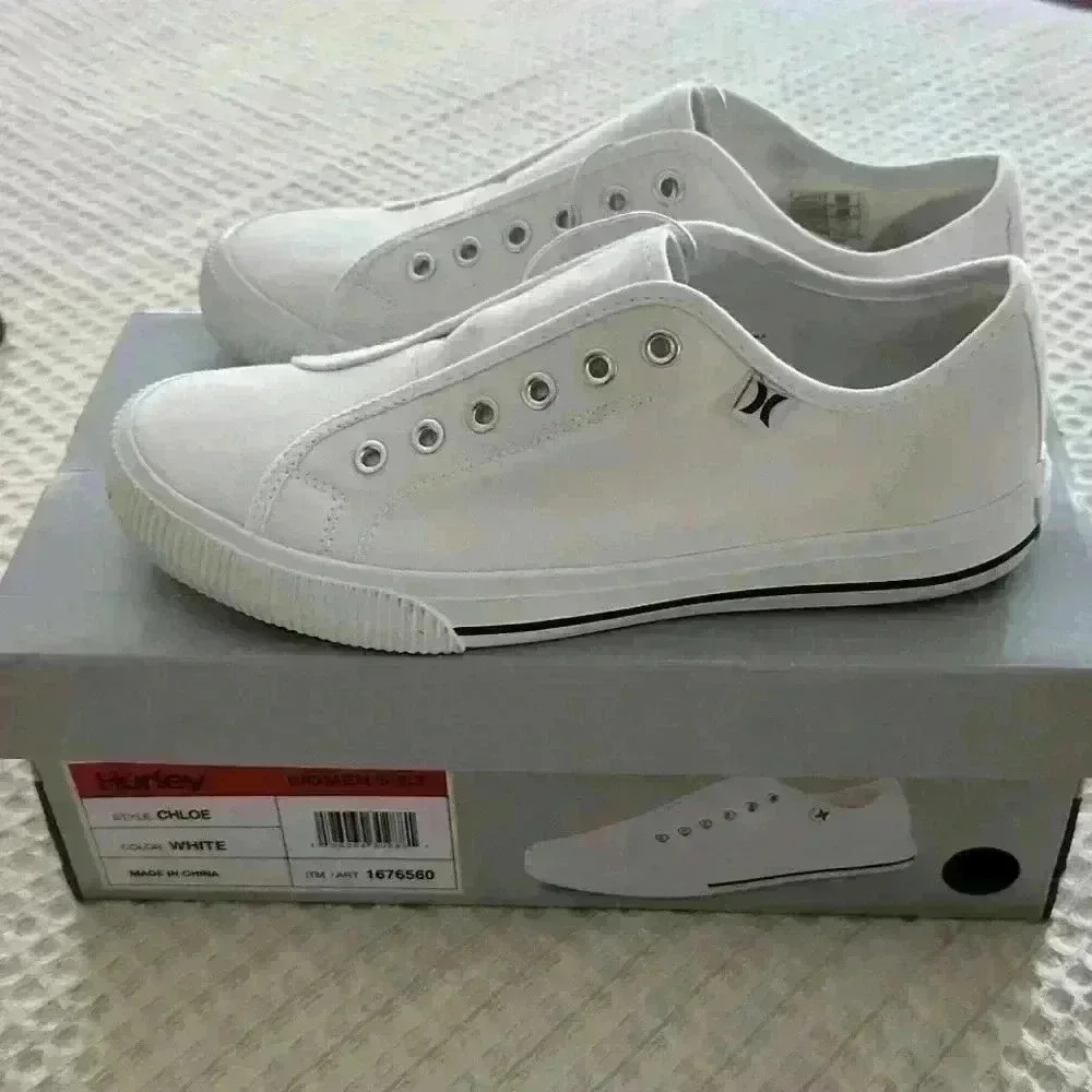 Hurley Slip-on Women's sneakers Classic Canvas NIB - Picture 3 of 9